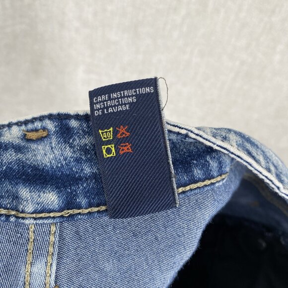 Buffalo David Jeans 32X32 Super Max-X Skinny Slim Denim Stretch Stone Wash - Picture 12 of 16